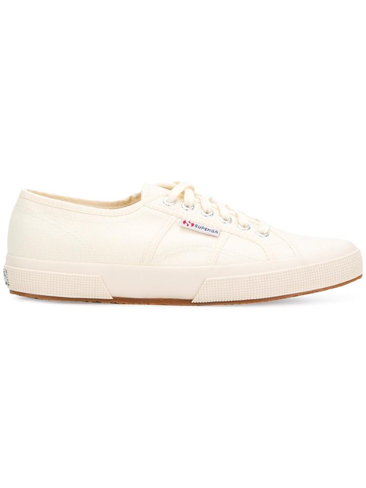 Superga Low Top Flatform Sneakers - Nude & Neutrals