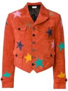 Saint Laurent Star Patch Jacket - Red