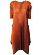 Pleats Please By Issey Miyake Pleated Dress - Orange