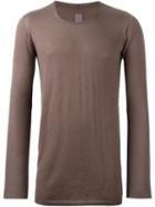 Rick Owens Slim Fit Sweater, Men's, Size: Large, Brown, Cashmere