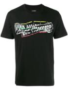 Les Hommes Torn Logo T-shirt - Black