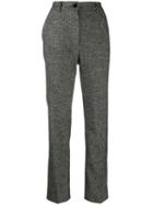 Dolce & Gabbana Tailored Tweed Trousers - Black