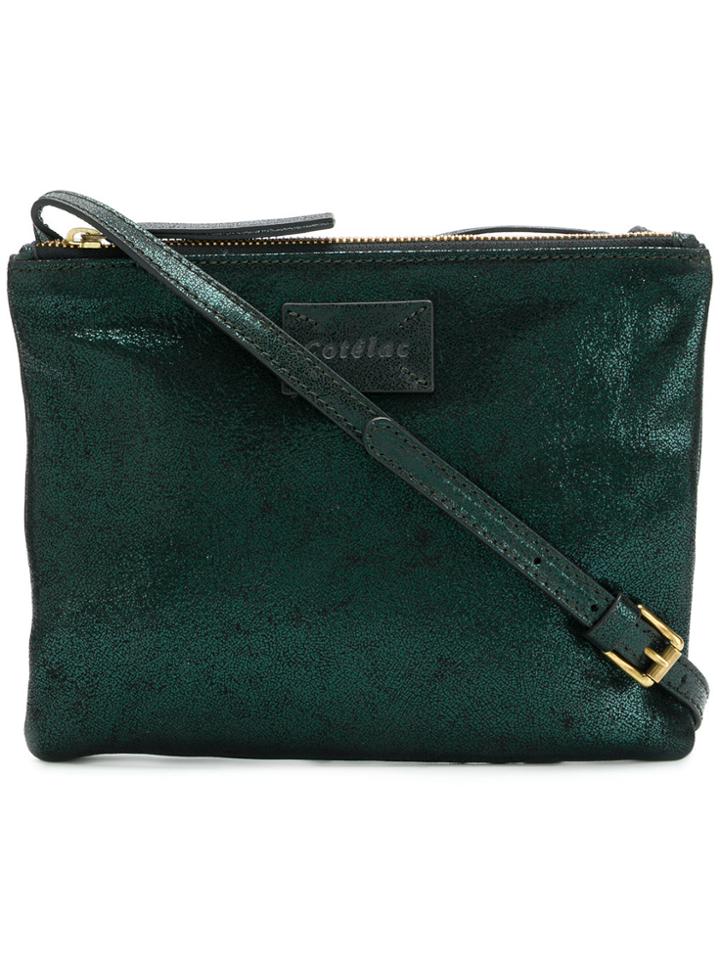 Cotélac Zipped Crossbody Bag - Green