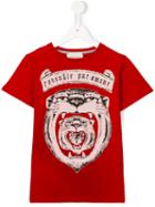Gucci Kids Lion Print T-shirt, Boy's, Size: 8 Yrs, Red