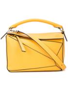 Loewe Puzzle Clutch Bag - Yellow & Orange
