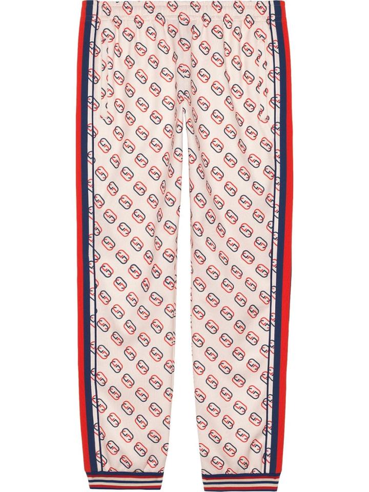 Gucci Loose Printed Jogging Pant - White