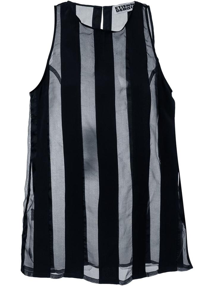 Etienne Deroeux 'sofia' Striped Top