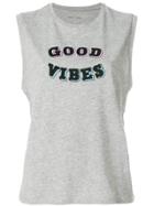 6397 Good Vibes Muscle Vest - Grey