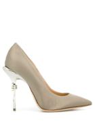 Racine Carree Contrast Heel Pumps - Neutrals