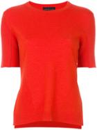 Cashmere In Love Sahar Shortsleeved Jumper - Yellow & Orange