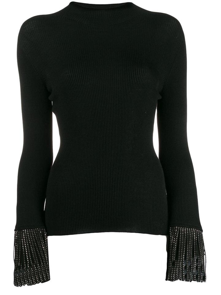 Philosophy Di Lorenzo Serafini Stud Detail Knitted Top - Black