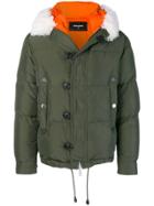 Dsquared2 Button Padded Jacket - Green