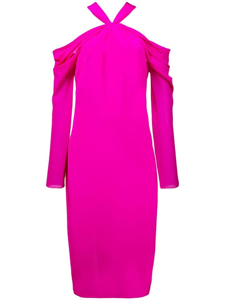 Cushnie Off-the-shoulder Dress - Pink
