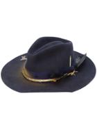 Nick Fouquet Leather Hat - Blue