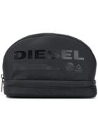 Diesel Shiny Logo Washbag - Black