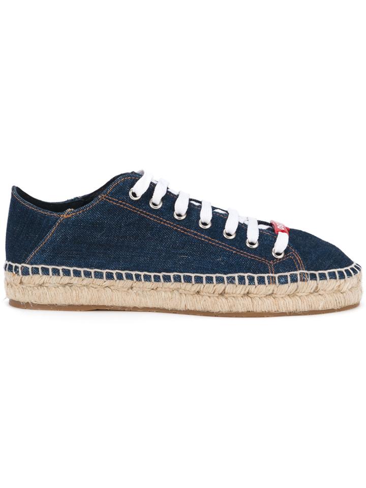 Dsquared2 Denim Espadrille Sneakers - Blue