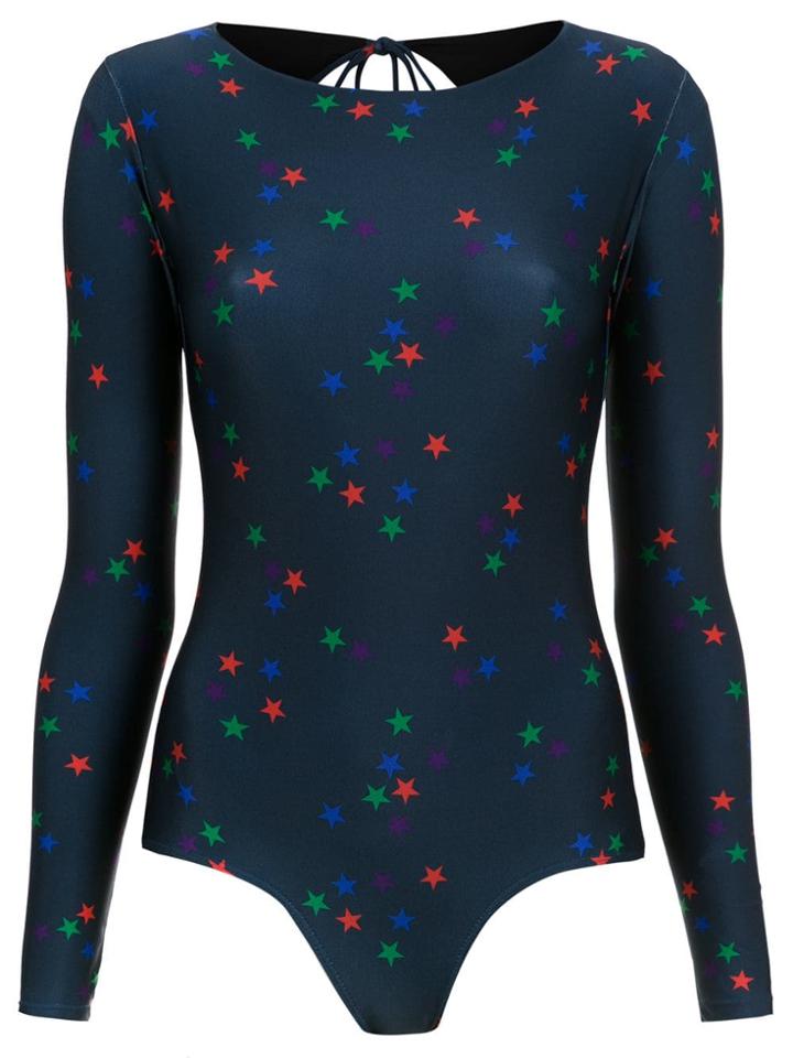 Nk Long Sleeved Swimsuit - Blue