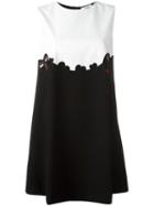 Vivetta Embroidered Yolk Dress, Women's, Size: 38, Black, Cotton/polyester/spandex/elastane/viscose