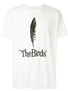 À La Garçonne Camiseta Oversized Birds À La Garçonne + Hering - White
