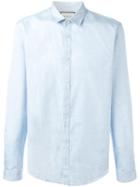 Gucci Bee Jacquard Duke Shirt, Men's, Size: 39, Blue, Cotton