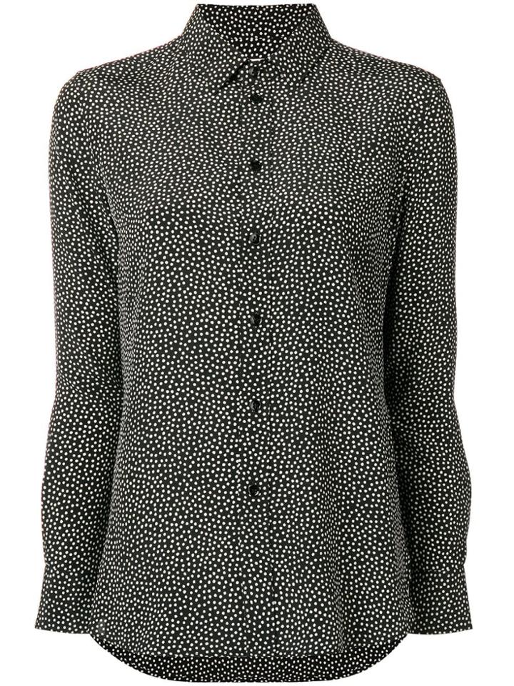 Saint Laurent Dotted Shirt - Black