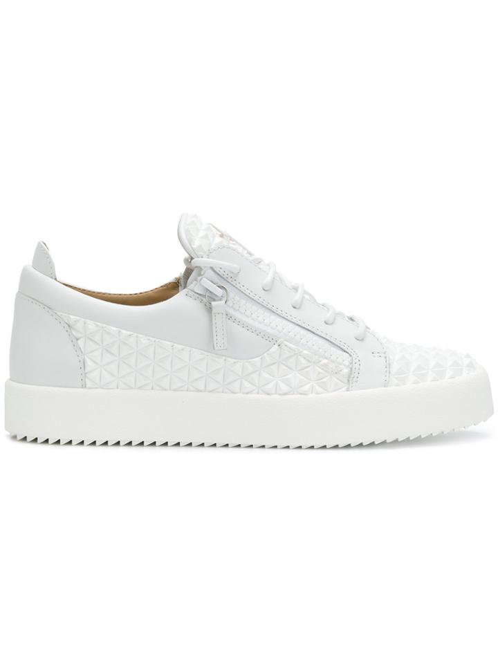 Giuseppe Zanotti Design Frankie Manhattan Sneakers - White