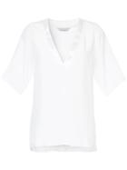 Kacey Devlin V-neck Blouse - White