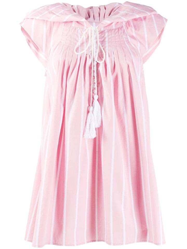 Thierry Colson Striped Day Dress - Pink