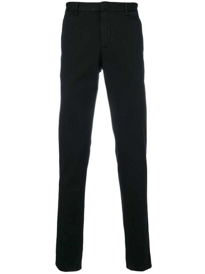 Prada Classic Straight Leg Chinos - Black