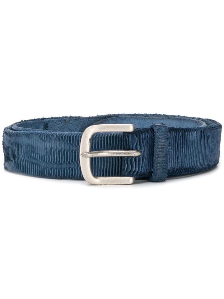 Orciani Ridged Belt - Blue