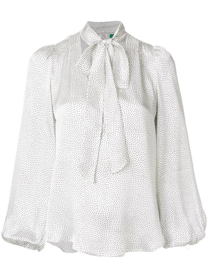 Rixo Pussy-bow Blouse - White