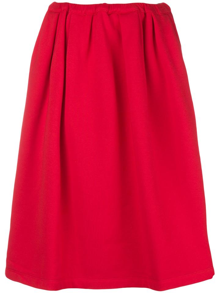 Marni A-line Midi Skirt - Red