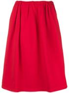 Marni A-line Midi Skirt - Red