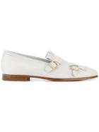 Santoni Buckled Loafers - White