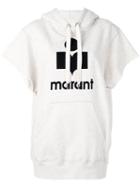 Isabel Marant Étoile - Marant Logo Print Hoodie - Women - Cotton/polyamide/polyester - 36, Nude/neutrals, Cotton/polyamide/polyester