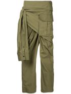 Juun.j Side-tie Trousers - Green