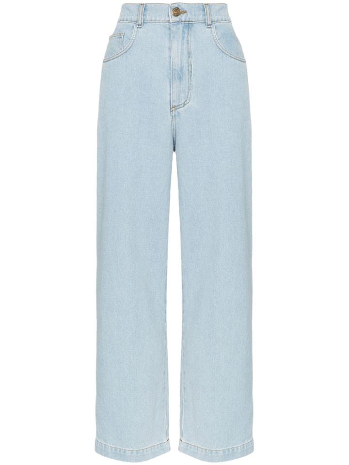Nanushka Marfa Wide-leg Jeans - Blue
