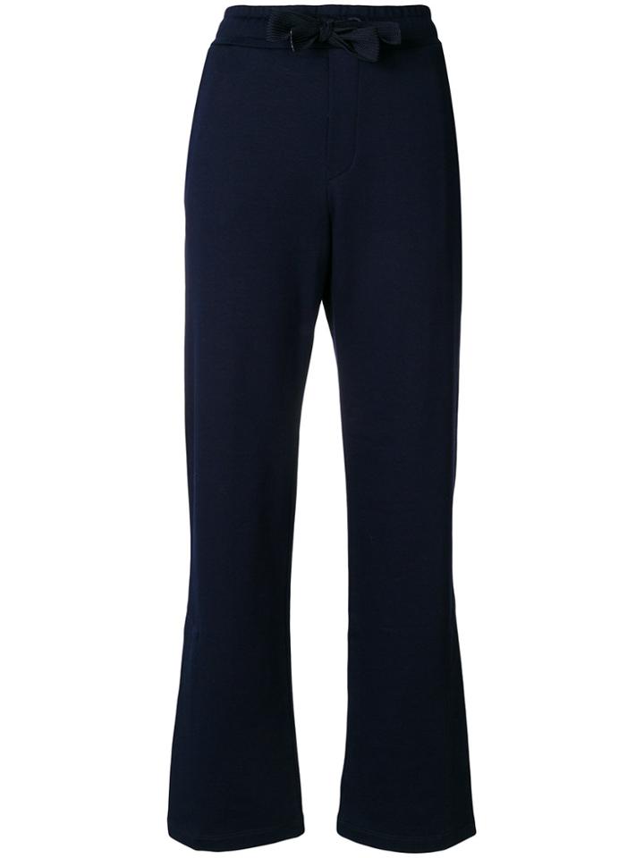 Moncler Flared Tailored Trousers - Blue