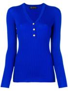 Versace Fitted Sweater - Blue
