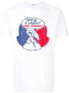 Moncler Logo Print T-shirt - White