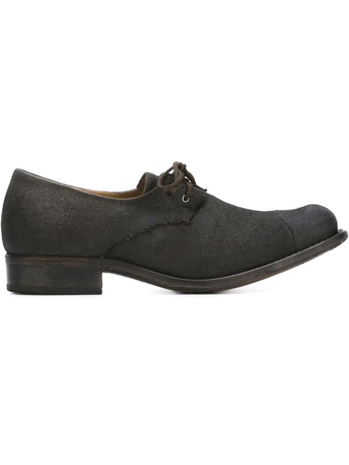 Cherevichkiotvichki Square Derby With Toe Cap Goodyear - Black
