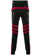 Balmain Biker-panels Track Pants - Black