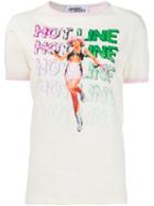 Jeremy Scott 'hotline' T-shirt, Women's, Size: Small, White, Cotton