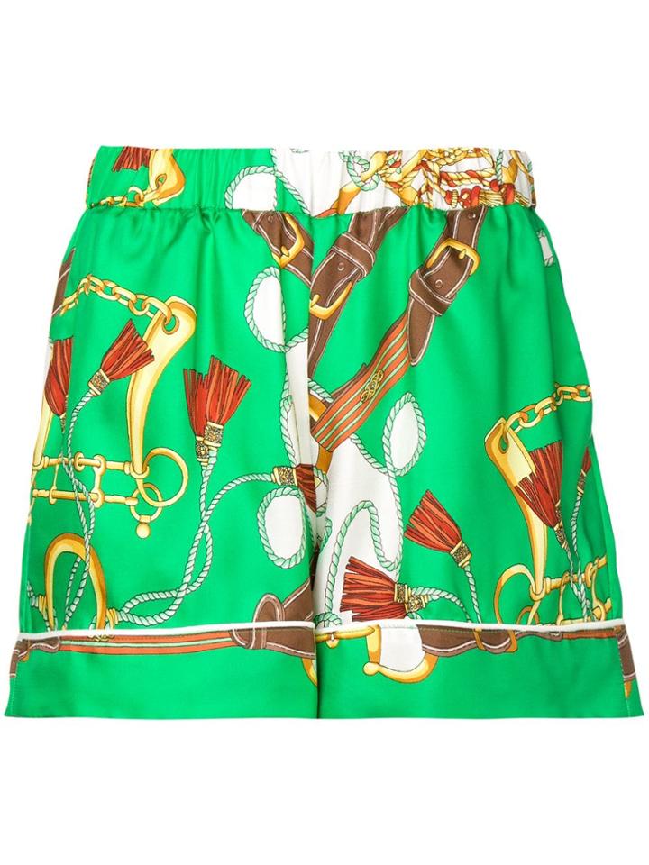 P.a.r.o.s.h. All-over Print Shorts - Green