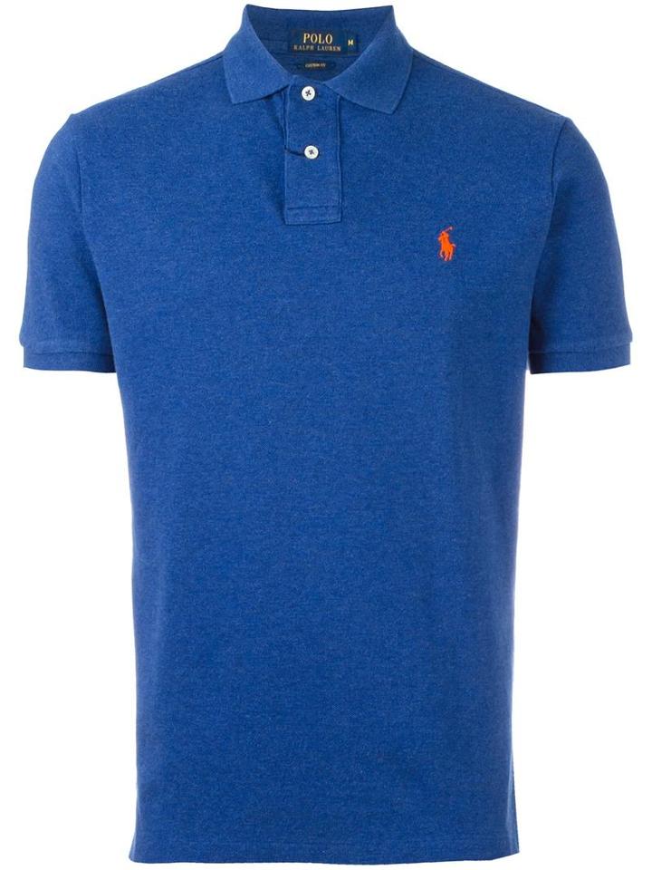 Polo Ralph Lauren Logo Embroidered Polo, Men's, Size: Xl, Blue, Cotton
