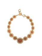 Yves Saint Laurent Vintage Buttons Necklace - Gold