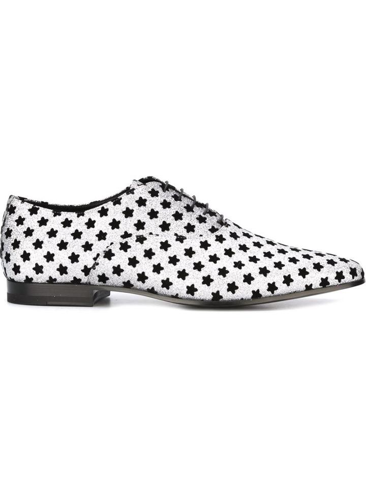 Saint Laurent Star Print Oxford Shoes