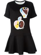 Fendi 'id-ea' Dress, Women's, Size: 40, Black, Cotton/polyamide