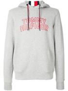 Tommy Hilfiger Branded Hoodie - Grey