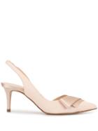 Paule Ka Slingback Mid-heel Pumps - Neutrals